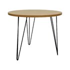 Mesa De Jantar Spectro Redonda  Ø900x750 - Preto Natural