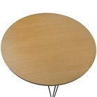 Mesa De Jantar Spectro Redonda  Ø900x750 - Preto Natural