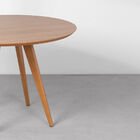 Mesa De Jantar Square Redonda Tampo Louro Freijó - 1 08m