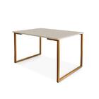 Mesa De Jantar Steel Estilo Industrial Pés De Aço 120x80cm