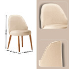 Mesa De Jantar Suiça 220cm Madeira Tampo Laminado Orgânico Co