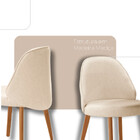 Mesa De Jantar Suiça 220cm Madeira Tampo Laminado Orgânico Co