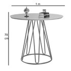 Mesa De Jantar Tampo 100cm X 79cm Rubi Branco
