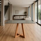 Mesa De Jantar Tampo 90cm Retangular Base Quadrada Estrelar O