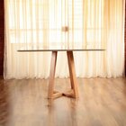 Mesa De Jantar Tampo 90cm Retangular Base Quadrada Estrelar O