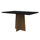 Mesa De Jantar Tampo Com Vidro Anitta 135x90 - Pr Móveis