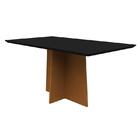 Mesa De Jantar Tampo Com Vidro Anitta 160x90 - Pr Móveis