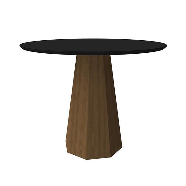 Mesa De Jantar Tampo Com Vidro Isis 100x100 - Pr Móveis