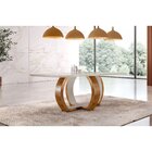 Mesa De Jantar Tampo De Madeira Topazio Com 6 Cadeiras Ravena