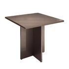 Mesa De Jantar Tampo De Vidro Esra Cinza Pérola 4 Lugares