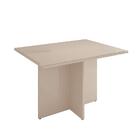 Mesa De Jantar Tampo De Vidro Sally Off White 4 Lugares