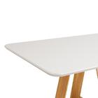 Mesa De Jantar Tampo Em Vidro Noc Carvalho Off White