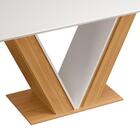 Mesa De Jantar Tampo Em Vidro Vanessa Carvalho Off White