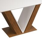 Mesa De Jantar Tampo Em Vidro Vanessa Freijo Off White