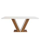 Mesa De Jantar Tampo Em Vidro Vanessa Freijo Off White