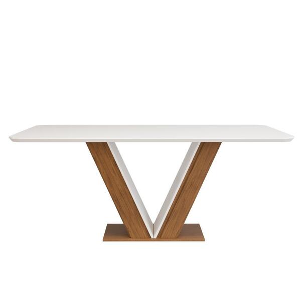 Mesa De Jantar Tampo Em Vidro Vanessa Freijo Off White
