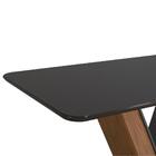 Mesa De Jantar Tampo Em Vidro Vanessa Freijo Preto Brilho