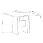 Mesa De Jantar Tampo Mdf 1,20m X 0,80m Imbuia Quick Viero