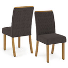 Mesa De Jantar Tampo Mdf 160 Cm 6 Cadeiras Zuri Casa 812