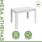 Mesa De Jantar Tampo Mdp 120cm Athenas  Branco