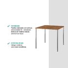 Mesa De Jantar Tampo Native E Tubos Cromados