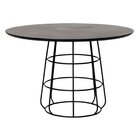 Mesa De Jantar Tampo Redondo 120cm Spirit Preto