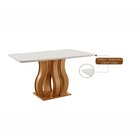 Mesa De Jantar Tampo Vidro/mdf 135x90cm Nuance Yescasa Castan