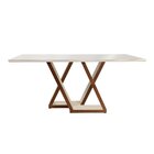 Mesa De Jantar Tampo Vidro Slim Plus 170x90cm Laguna Espresso