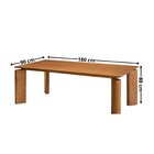 Mesa De Jantar Tokyo Tampo 180cm Madeira Laminado Com 6 Cadei