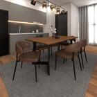 Mesa De Jantar Toronto 180x90x77cm Tampo 45°  04 L