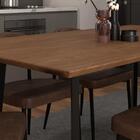 Mesa De Jantar Toronto 180x90x77cm Tampo 45°  04 L