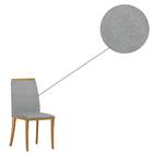 Mesa De Jantar Treviso 135x135 Com 6 Cadeiras Napoli Linho Yp