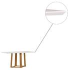 Mesa De Jantar Treviso 170x90 Com 6 Cadeiras Vicenza Linho Yp