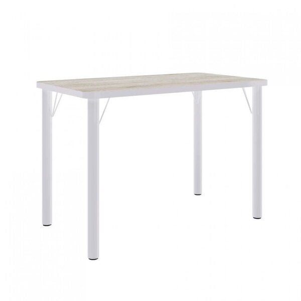 Mesa De Jantar Tubular Retangular 900 Roma  Narita/branco