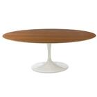 Mesa De Jantar Tulipa Saarinen 198x122 Cm Tampo Freijóbranco