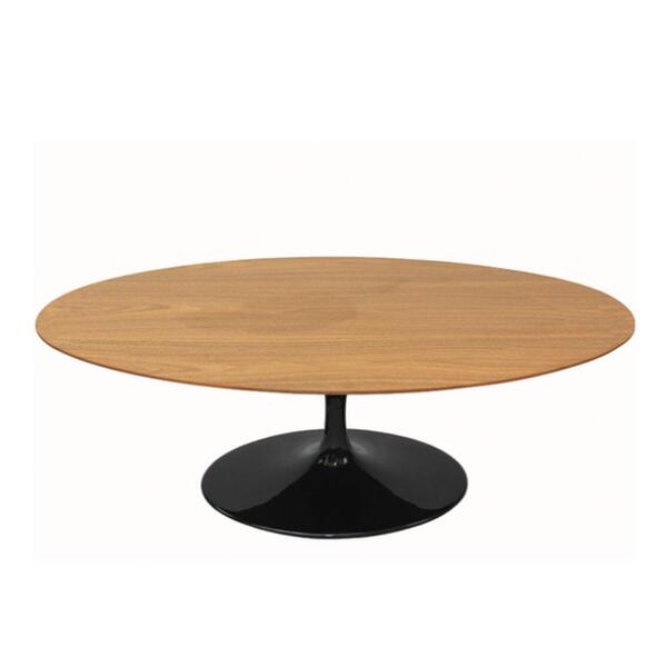 Mesa De Jantar Tulipa Saarinen 198x122 Cm Tampo Freijópreto