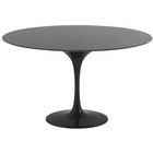 Mesa De Jantar Tulipa Saarinen Redonda 130 Cm - Laqueada - Pr