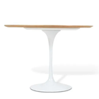 Mesa De Jantar Tulipa Saarinen Redonda 130 Cm Tampo Jade - Br