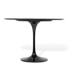Mesa De Jantar Tulipa Saarinen Redonda 130 Cm Tampo Laca - Pr