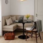 Mesa De Jantar Tulipa Saarinen Redonda 130 Cm Tampo Laca - Pr