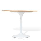 Mesa De Jantar Tulipa Saarinen Redonda 140 Cm -tampo  Freijó