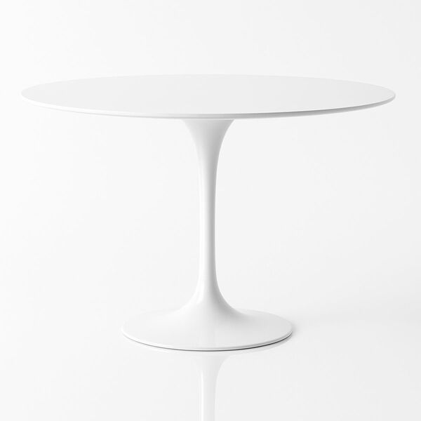 Mesa De Jantar Tulipa Saarinen Redonda 150 Cm Tampo Laca - Br
