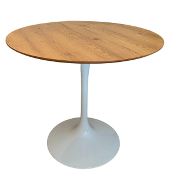 Mesa De Jantar Tulipa Saarinen Redonda 160 Cm Antíqua - Branco