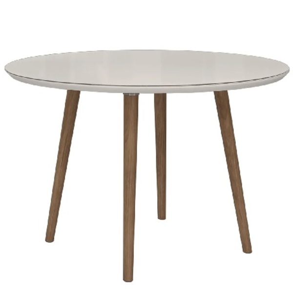 Mesa De Jantar Turmalina 4 Lugares Palito White - Rv Móveis