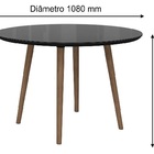 Mesa De Jantar Turmalina Com 4 Cadeiras Diamante Pés Palito B