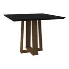 Mesa De Jantar Valencia 100x100 Com 4 Cadeiras Amanda Linho I