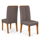 Mesa De Jantar Vanda 120cm Com 4 Cadeiras Yasmin D04 Freijó/v