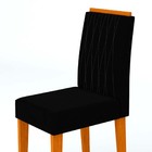 Mesa De Jantar Veneza 1,20m Com 4 Cadeiras Ana Ypê/preto/vl07