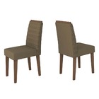 Mesa De Jantar Veneza 1,60m Com 6 Cadeiras Berlim Imbuia/offw