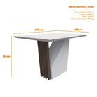 Mesa De Jantar Veneza 120x80 Com 4 Cadeiras Ana - Pr Móveis